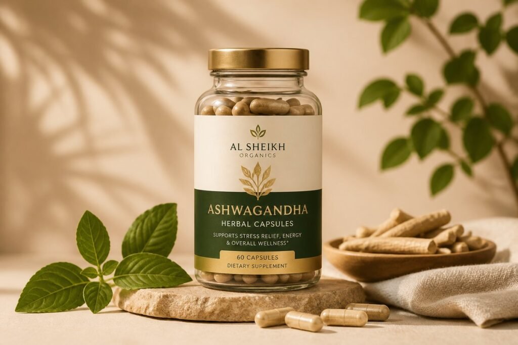 Ashwagandha Capsules 1024x683 – Al Sheikh Organics